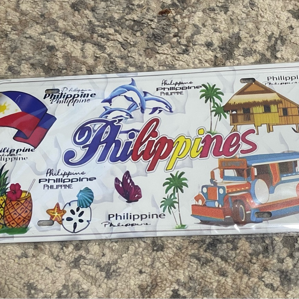 Philippines car plate